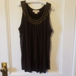 Gold studded tank